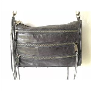 Rebecca Minkoff 5 zip full size crossbody